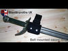 Belt mounted sword frog